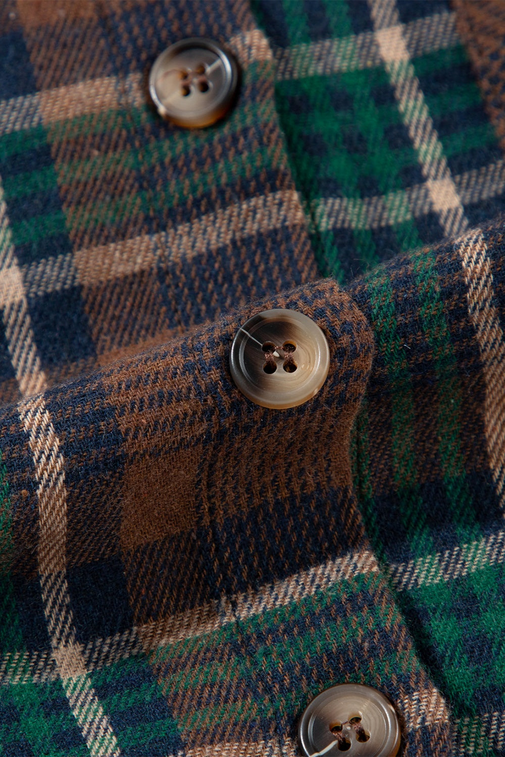 Pippa Plaid Button Up Long Sleeve Jacket