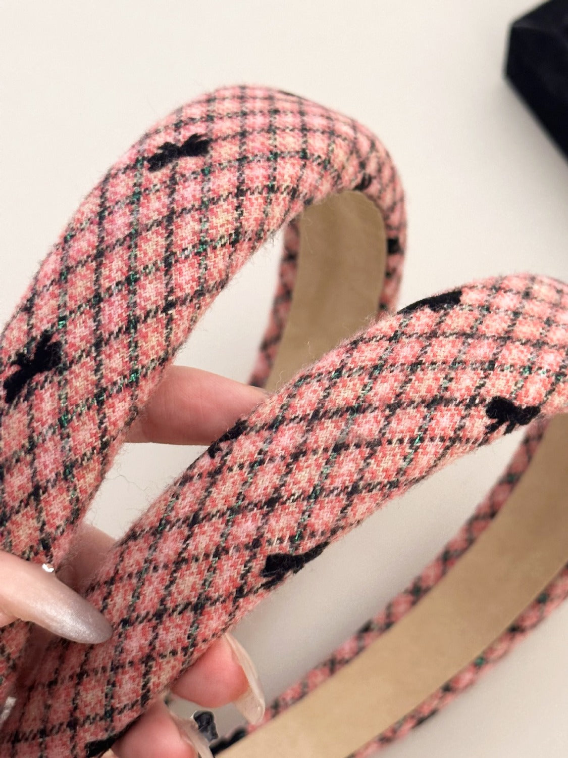 Preppy Plaid Bow Headband
