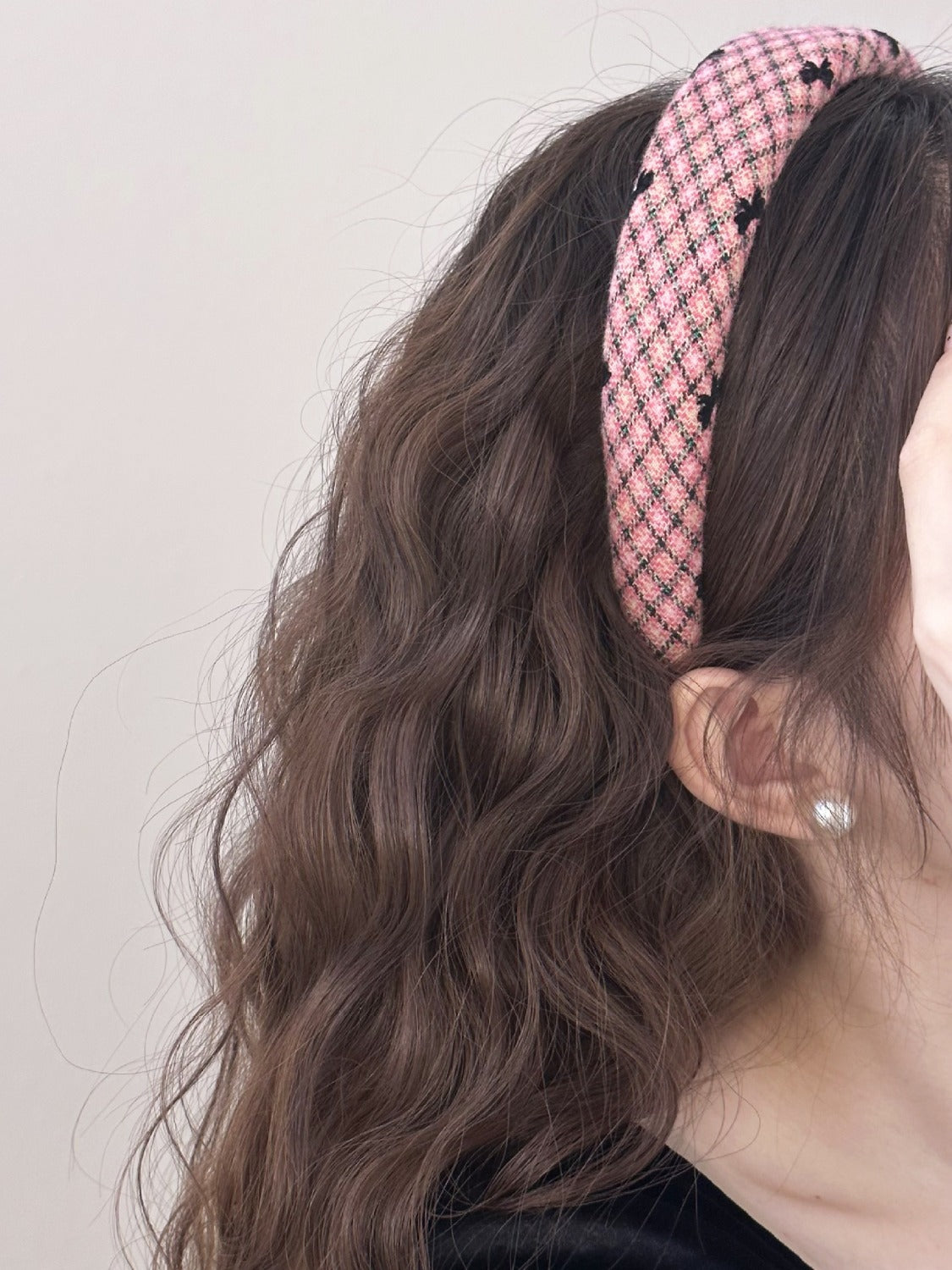 Preppy Plaid Bow Headband