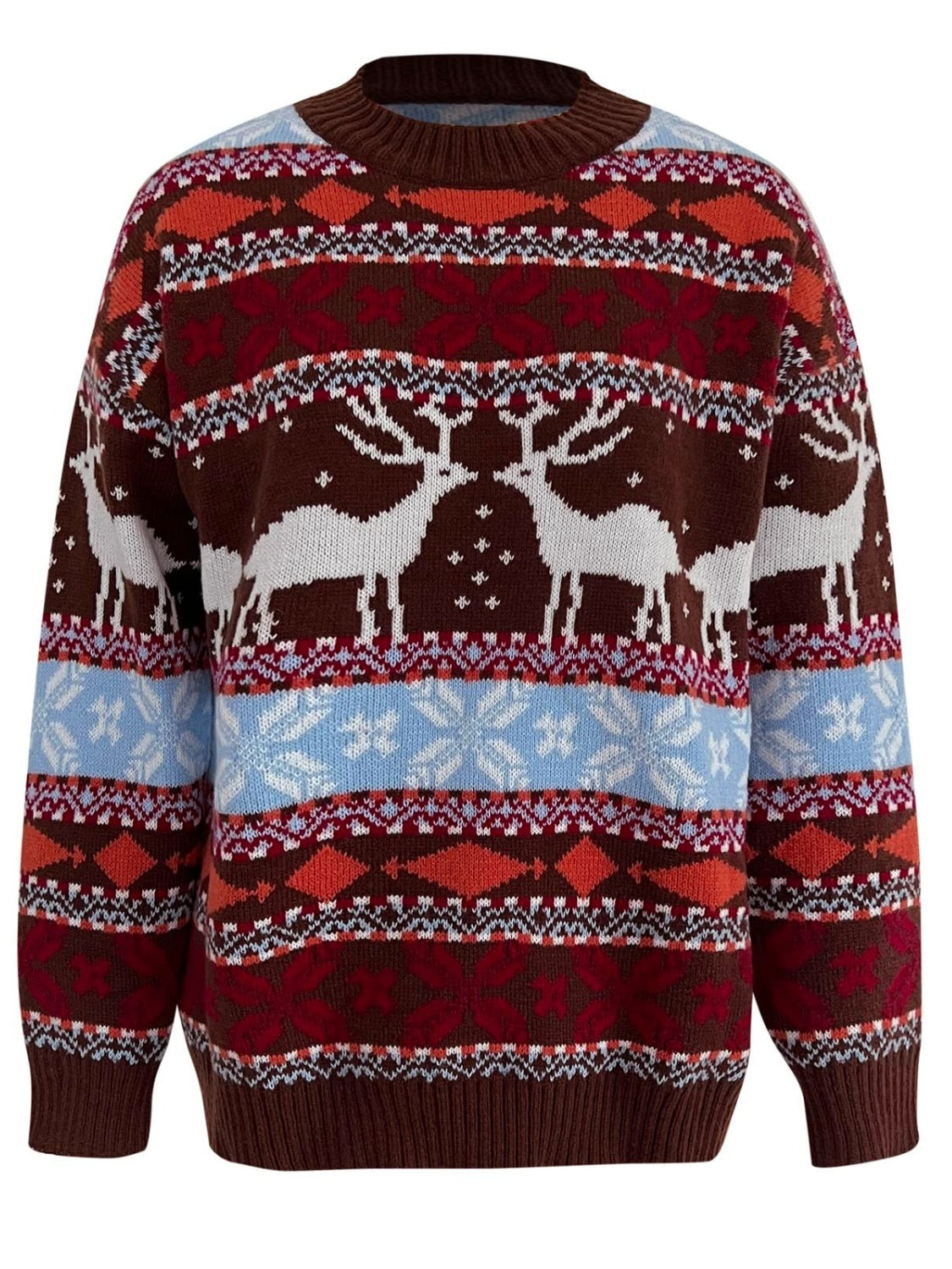 Rhonwen Reindeer Sweater-Multiple Color Options