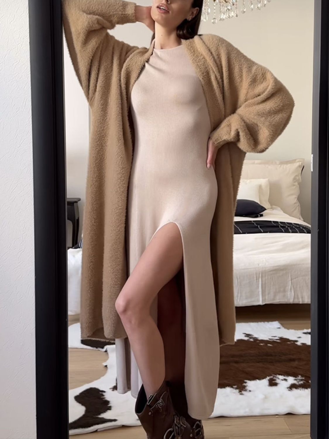 Leslie Lee Open Front Solid Color Cardigan- Multiple Colors