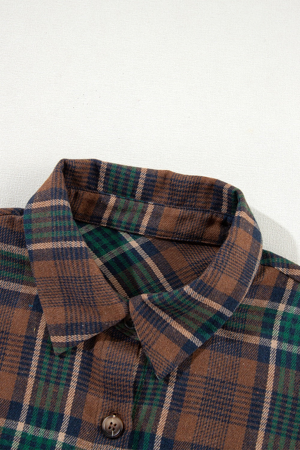 Pippa Plaid Button Up Long Sleeve Jacket