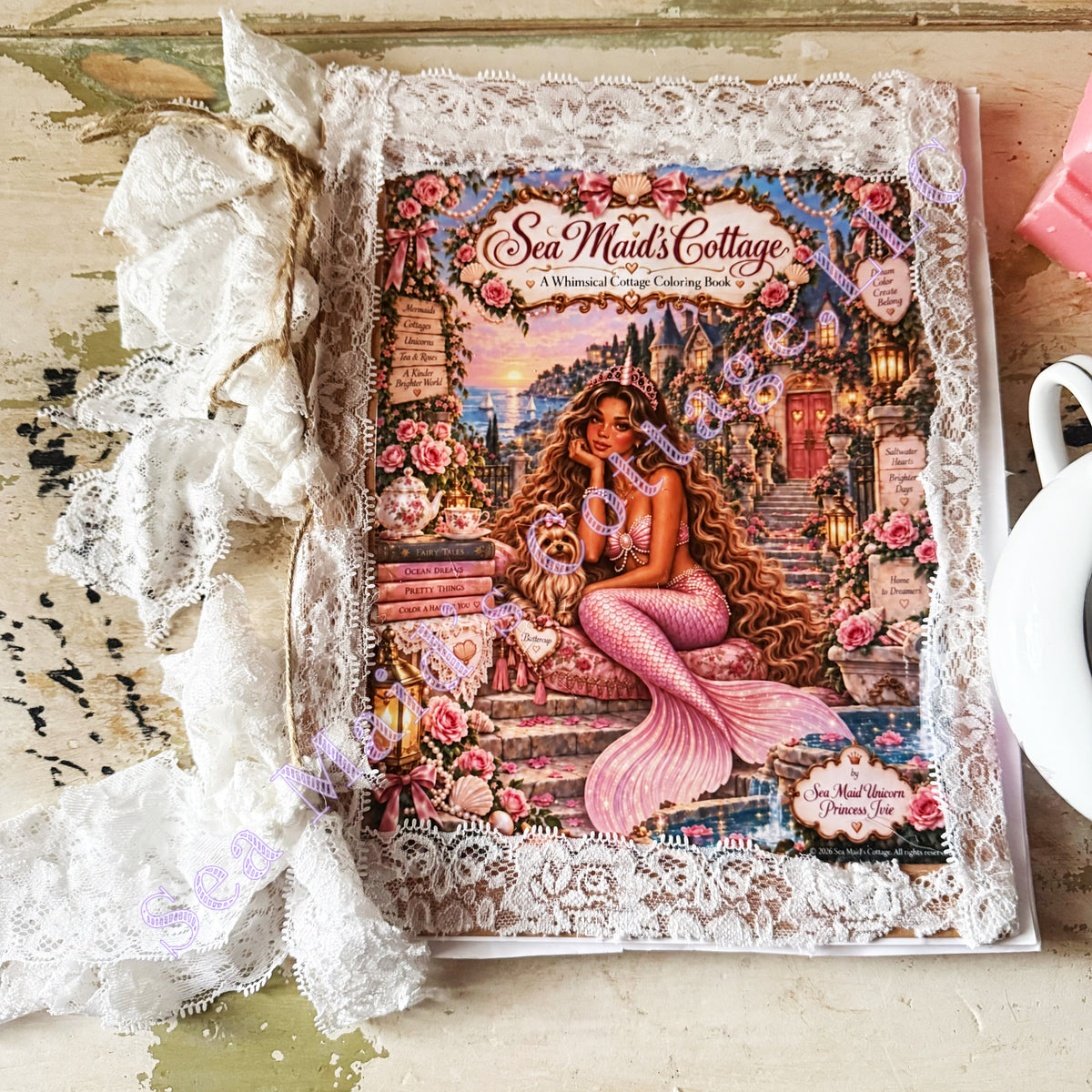 Sea Maid’s Cottage Coloring Book — A Handmade Fairytale Treasure