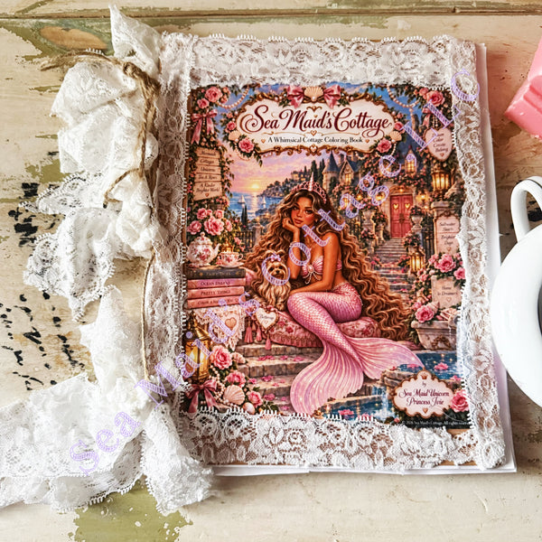 Sea Maid’s Cottage Coloring Book — A Handmade Fairytale Treasure