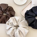 Gorgeous 3-Piece PU Leather Elastic Hair Scrunchie