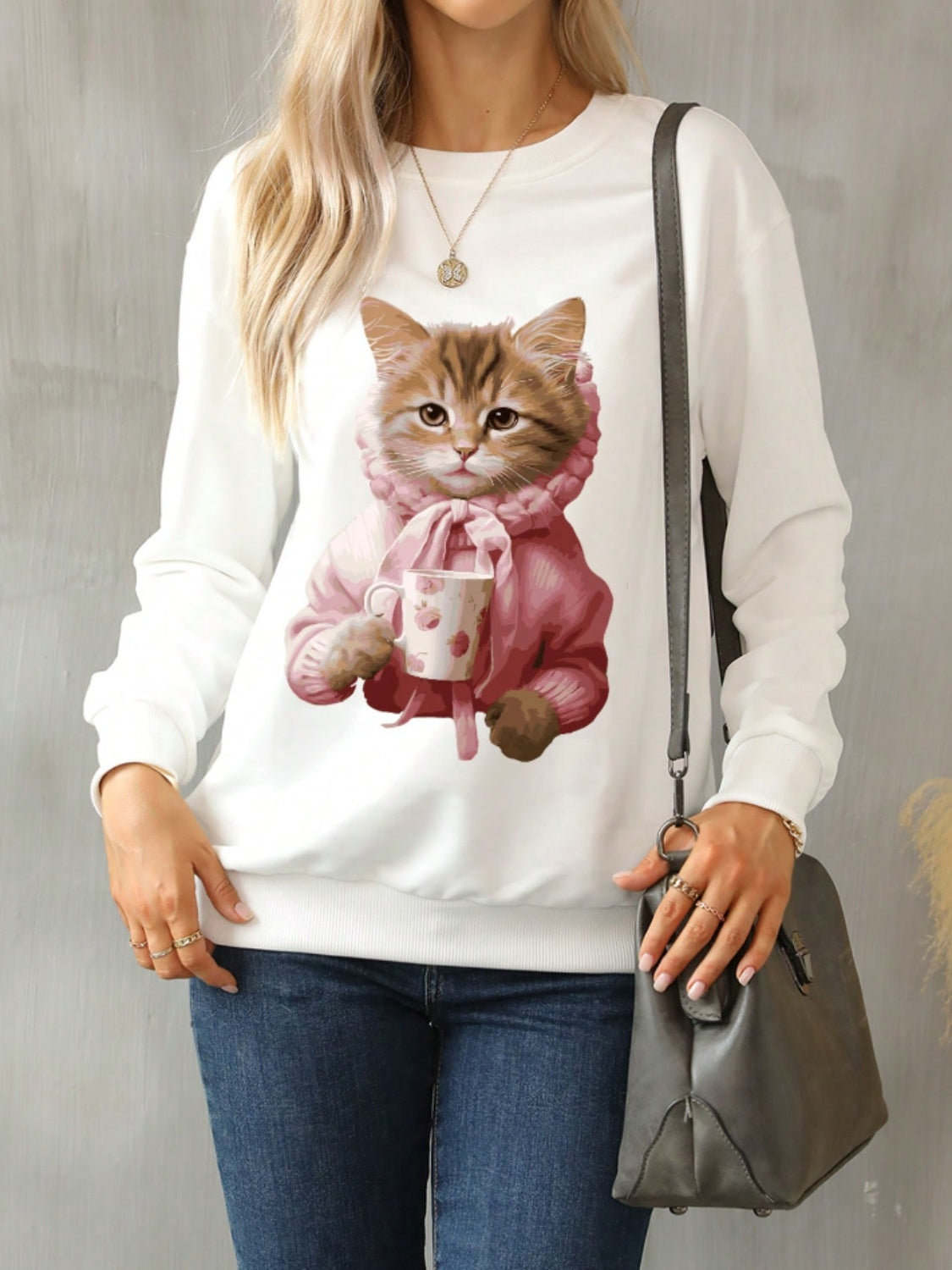 Hathaway Cat Sweatshirt