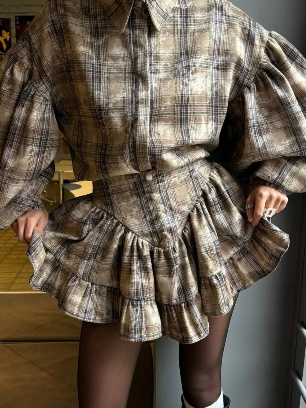 Winslow Ruffled Skirt Set-Multiple Colors!