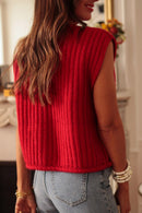 Nova Button Down Sweater Vest with Pockets- Multiple Colors