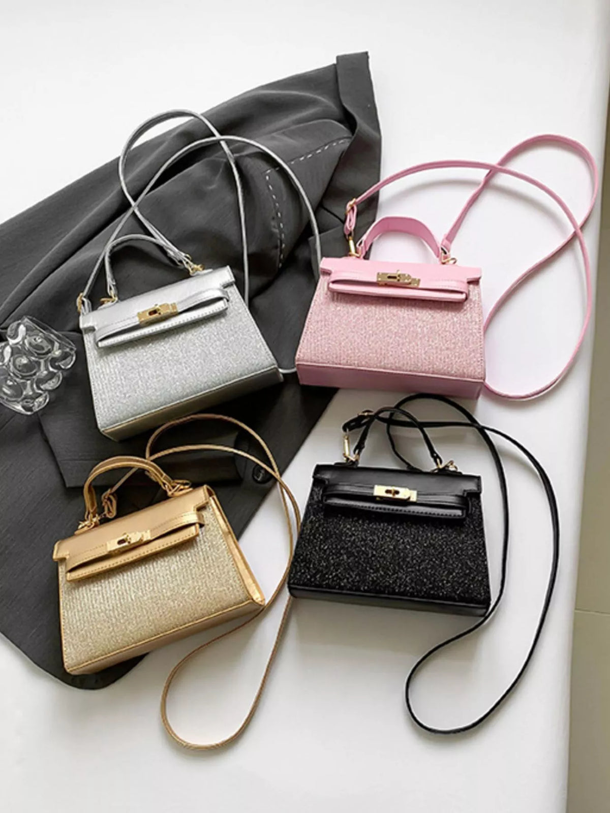Gemma Adjustable Strap Mini Crossbody Bag-Multiple Colors!