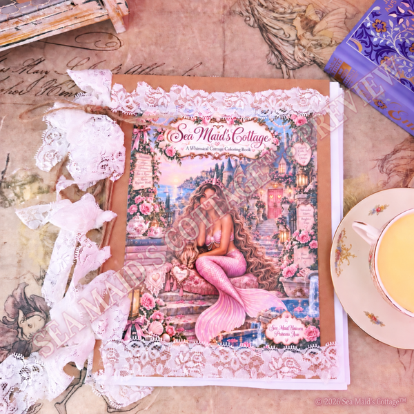 Sea Maid’s Cottage Coloring Book — A Handmade Fairytale Treasure