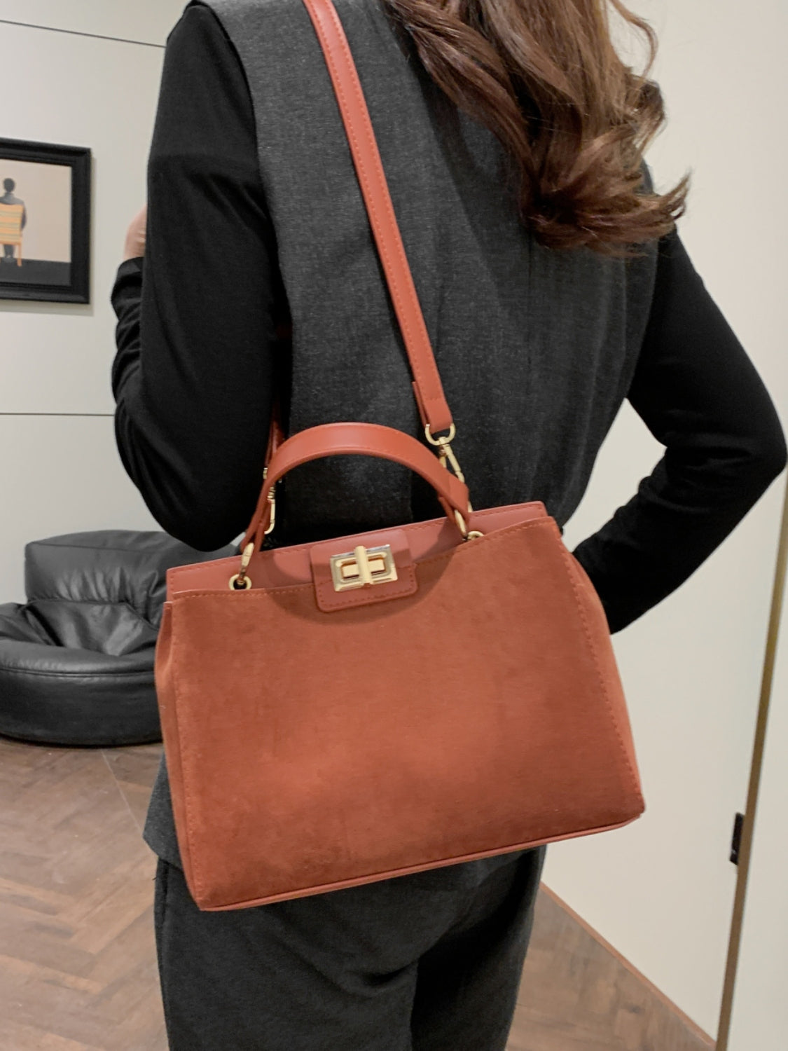 Hartley Handbag with Removable Strap-Multiple Color Options