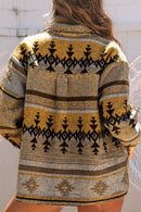 Audyn Geometric Collared Jacket