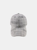 Pepper Plaid Adjustable Cotton Baseball Cap-Multiple Color Options