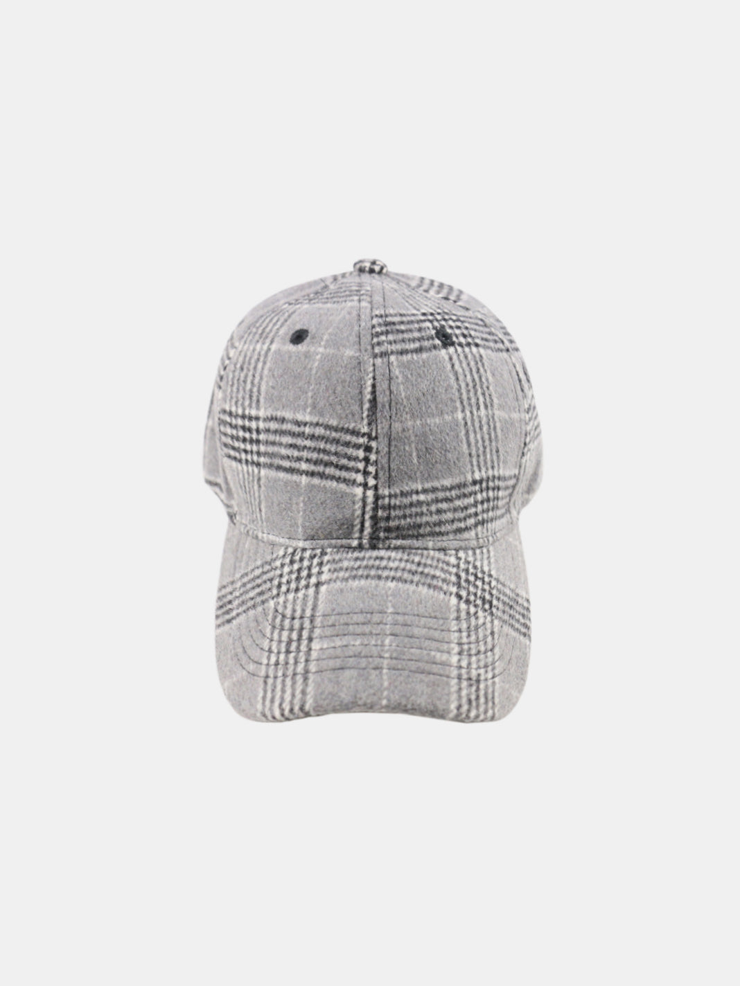 Pepper Plaid Adjustable Cotton Baseball Cap-Multiple Color Options