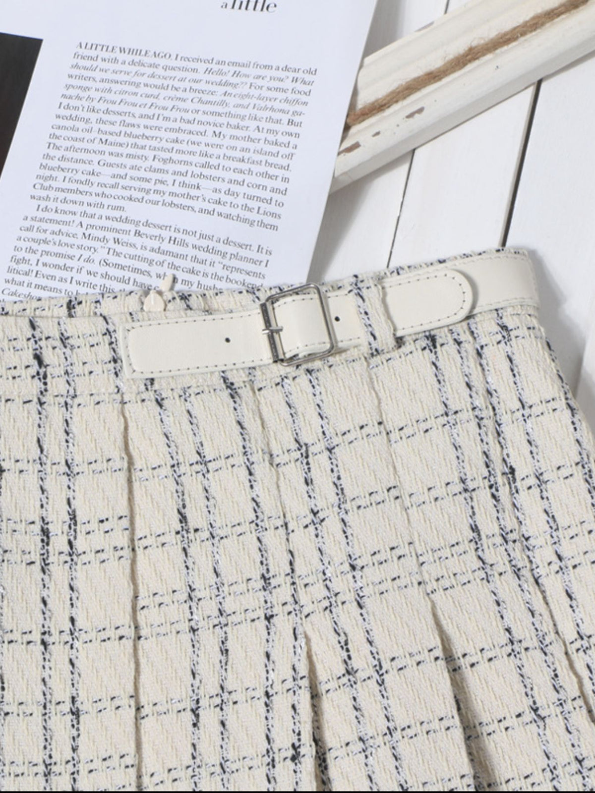 Cypress Pleated Plaid Mini Skirt-Multiple Colors!