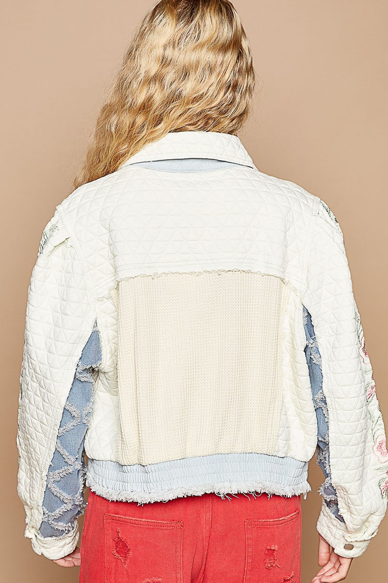 Hazel Raw Edge Quilted Jacket