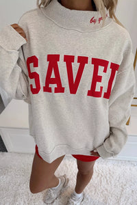 Ophelia Grace-SAVED Crew Neck Sweatshirt