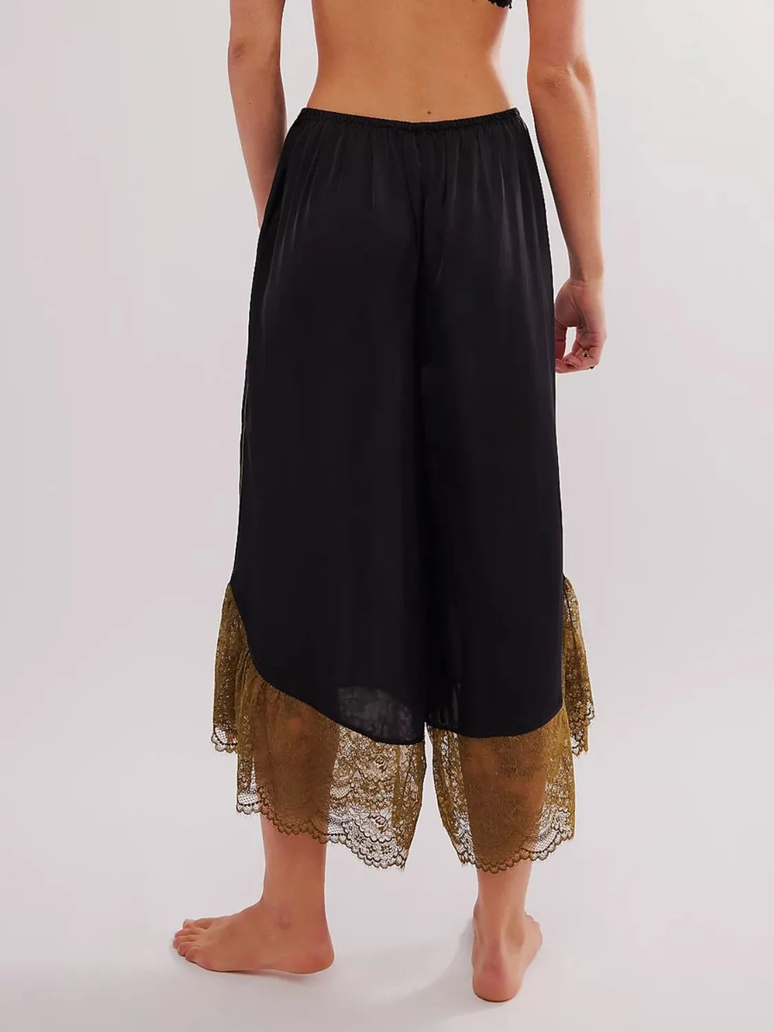 Aggie Lace bottom Wide Leg Pants