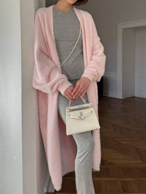 Leslie Lee Open Front Solid Color Cardigan- Multiple Colors