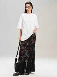 Floren Lace Maxi Skirt