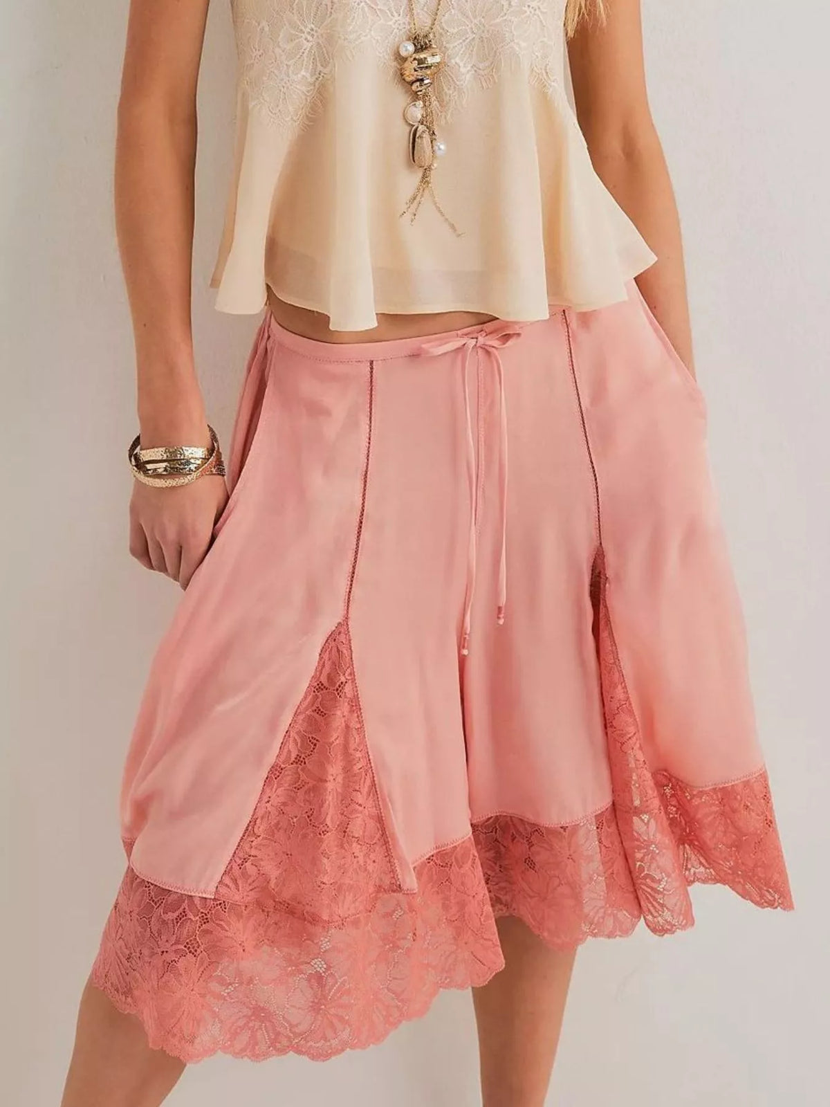 Alaiya Lace Bermuda Shorts-Multiple Colors!