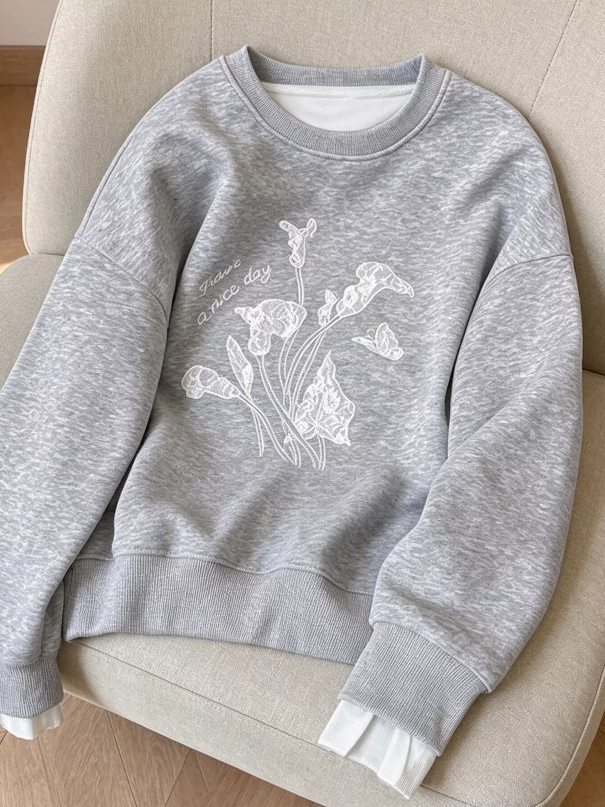 Lily Marietta Crew Neck Sweatshirt