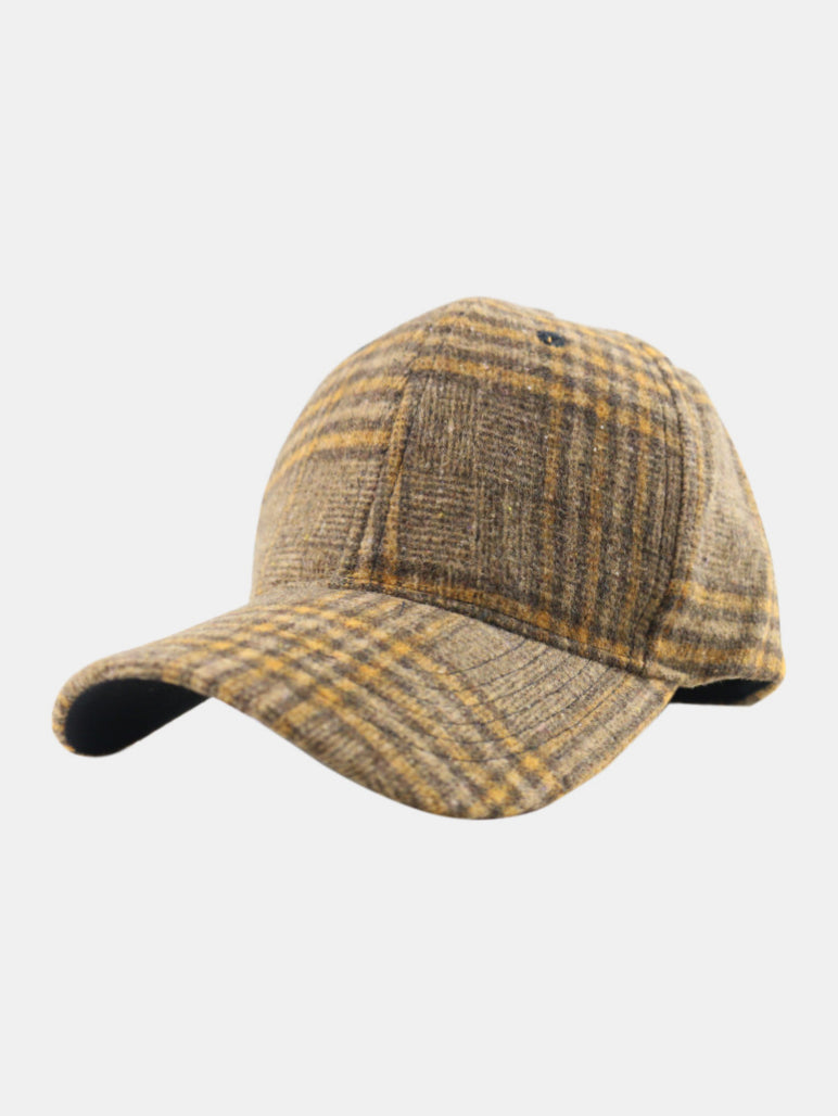 Pepper Plaid Adjustable Cotton Baseball Cap-Multiple Color Options