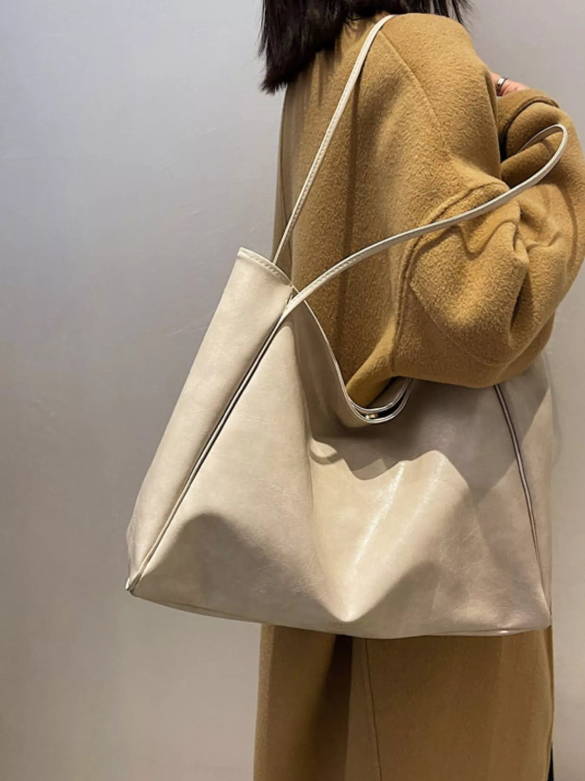 Isadora PU Leather Tote Bag- Multiple Colors