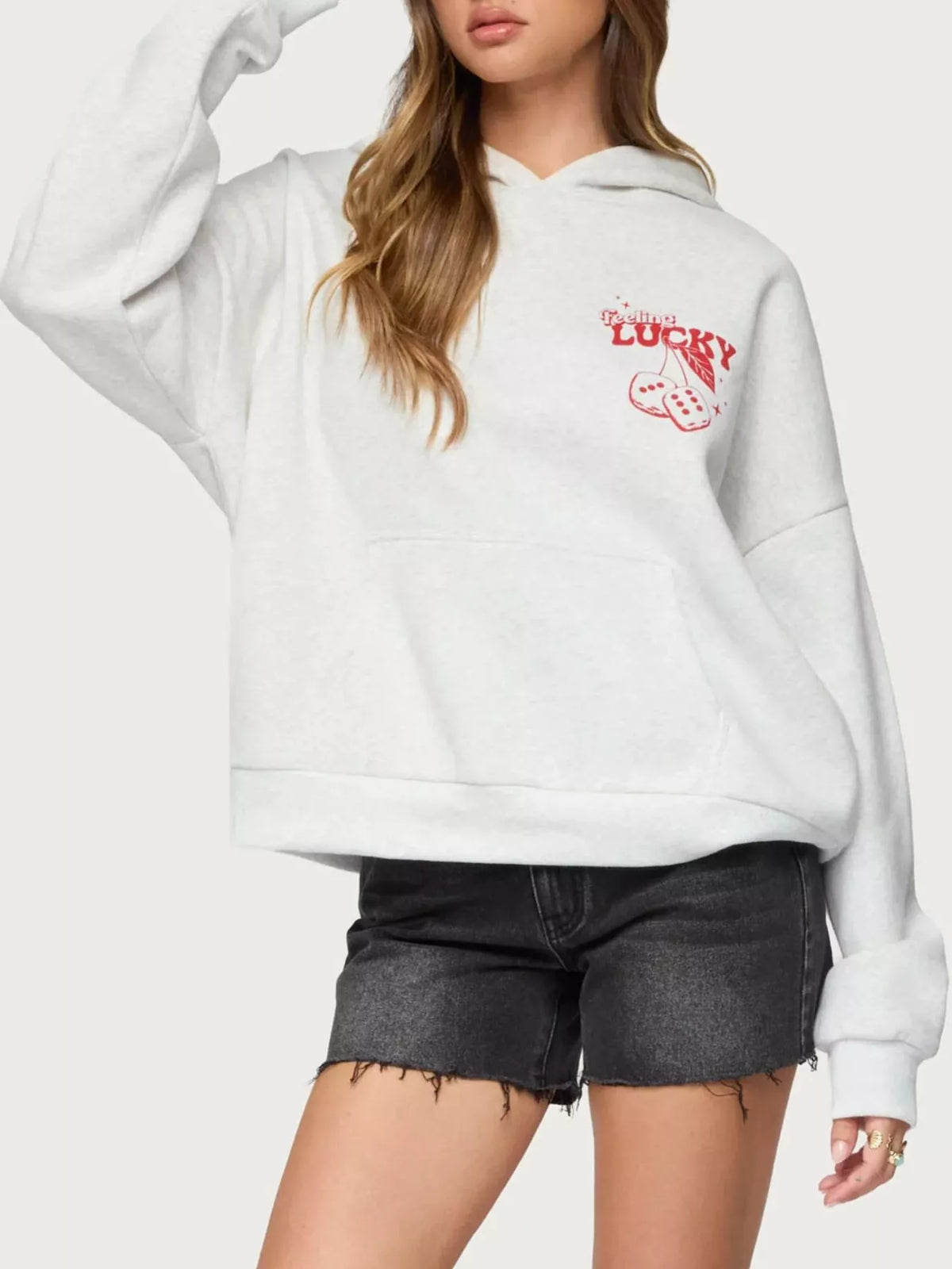 Marylilly Good Luck Babe Hoodie with Kangaroo Pocket-Multiple Styles!