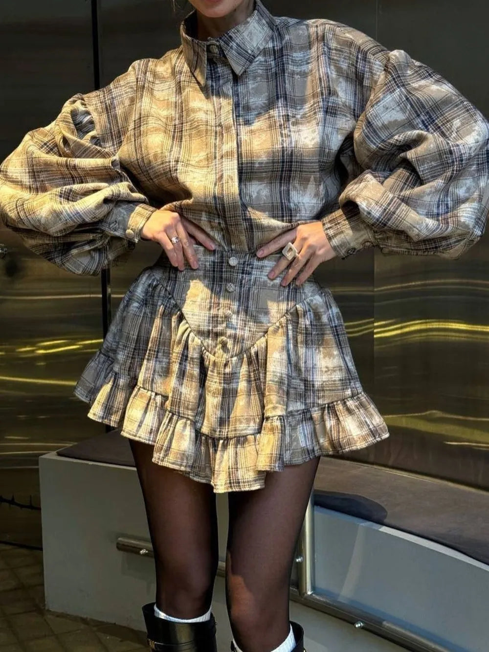 Winslow Ruffled Skirt Set-Multiple Colors!