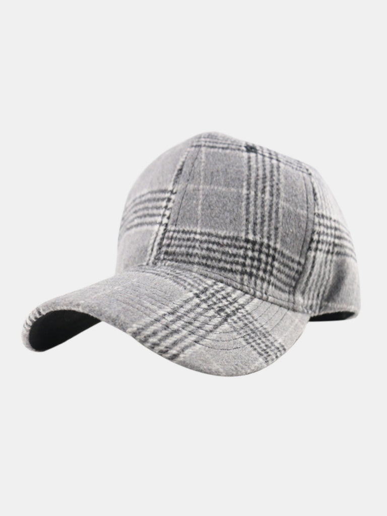 Pepper Plaid Adjustable Cotton Baseball Cap-Multiple Color Options