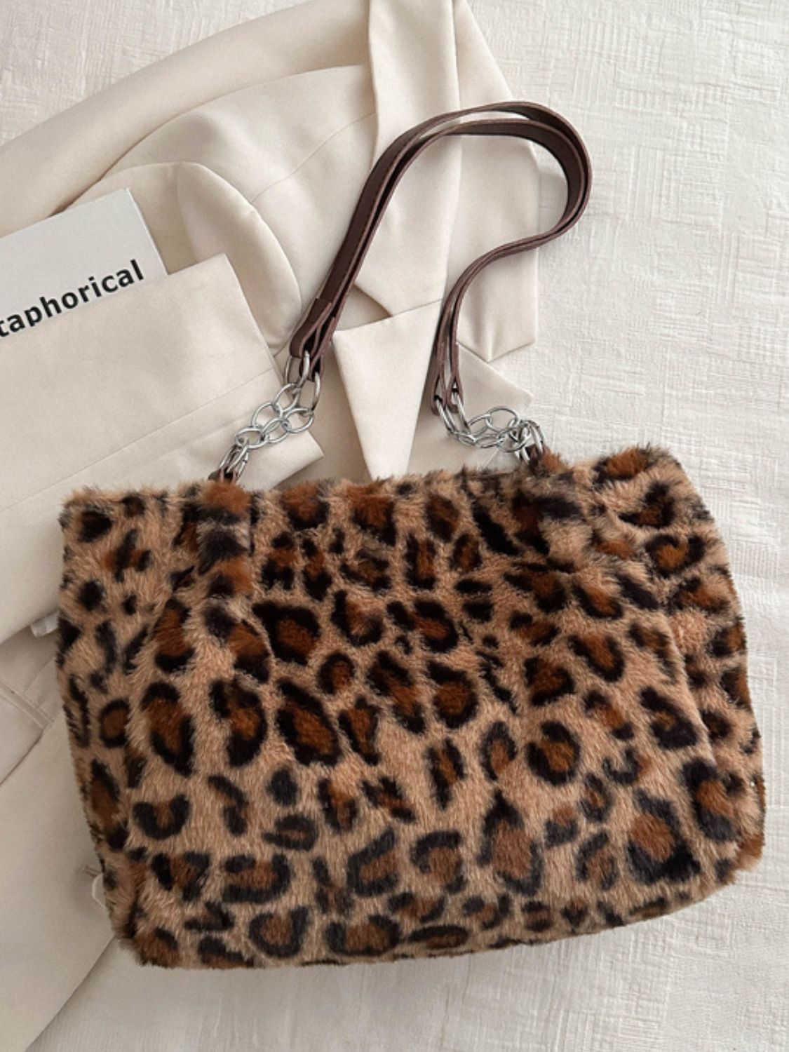 Fiona Faux Fur Leopard Shoulder Bag-Multiple Color Options