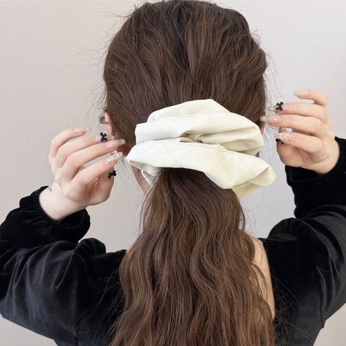Gorgeous 3-Piece PU Leather Elastic Hair Scrunchie