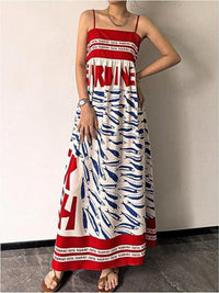 Harbor Joelle Sardine Print Maxi Dress-Multiple Prints!