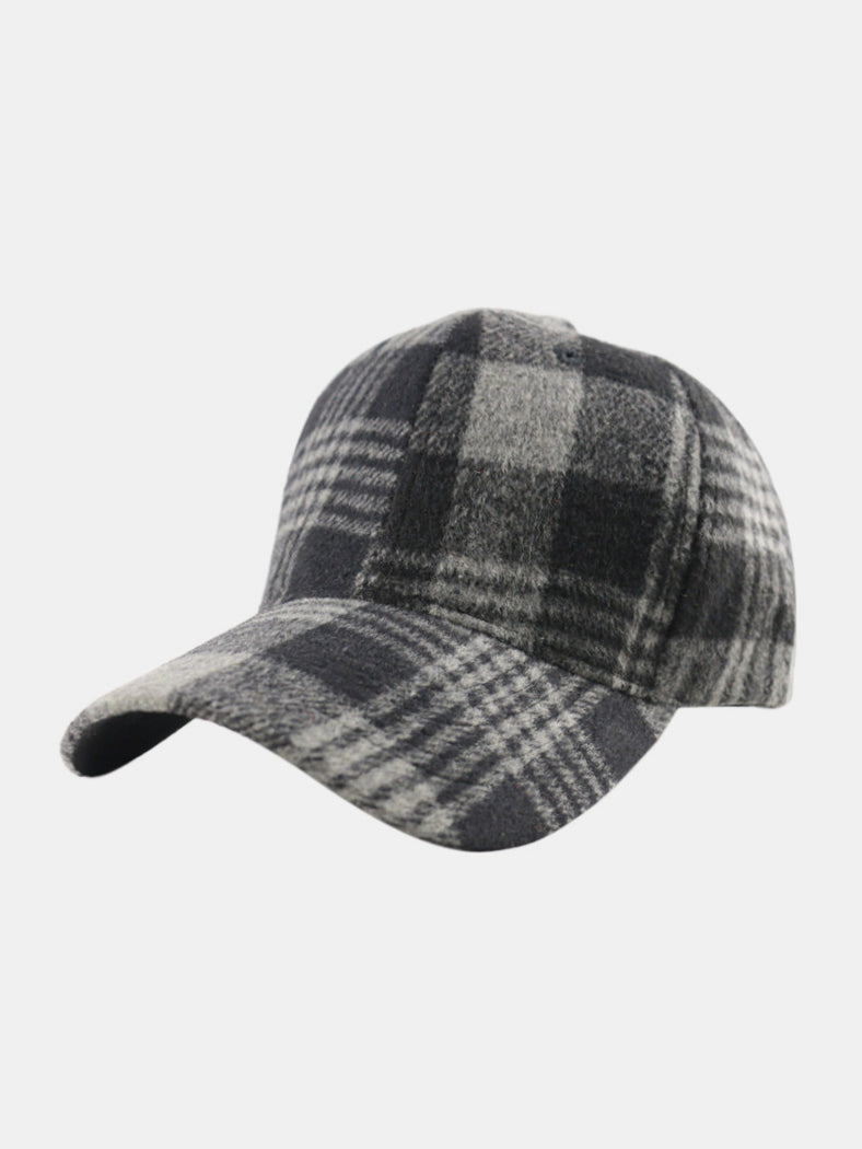 Pepper Plaid Adjustable Cotton Baseball Cap-Multiple Color Options