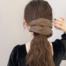 Gorgeous 3-Piece PU Leather Elastic Hair Scrunchie