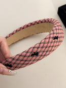 Preppy Plaid Bow Headband
