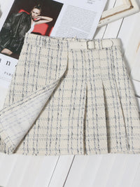 Cypress Pleated Plaid Mini Skirt-Multiple Colors!