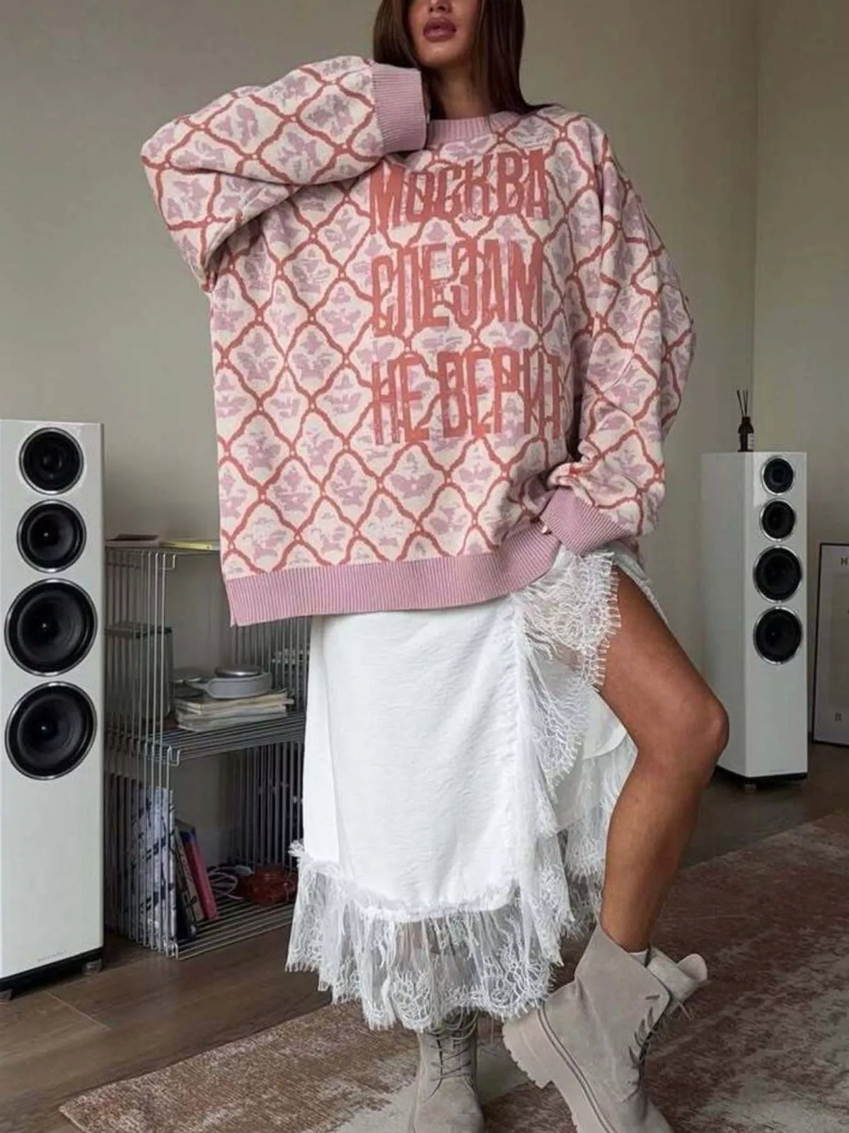 Blushing Château Whisper Sweater