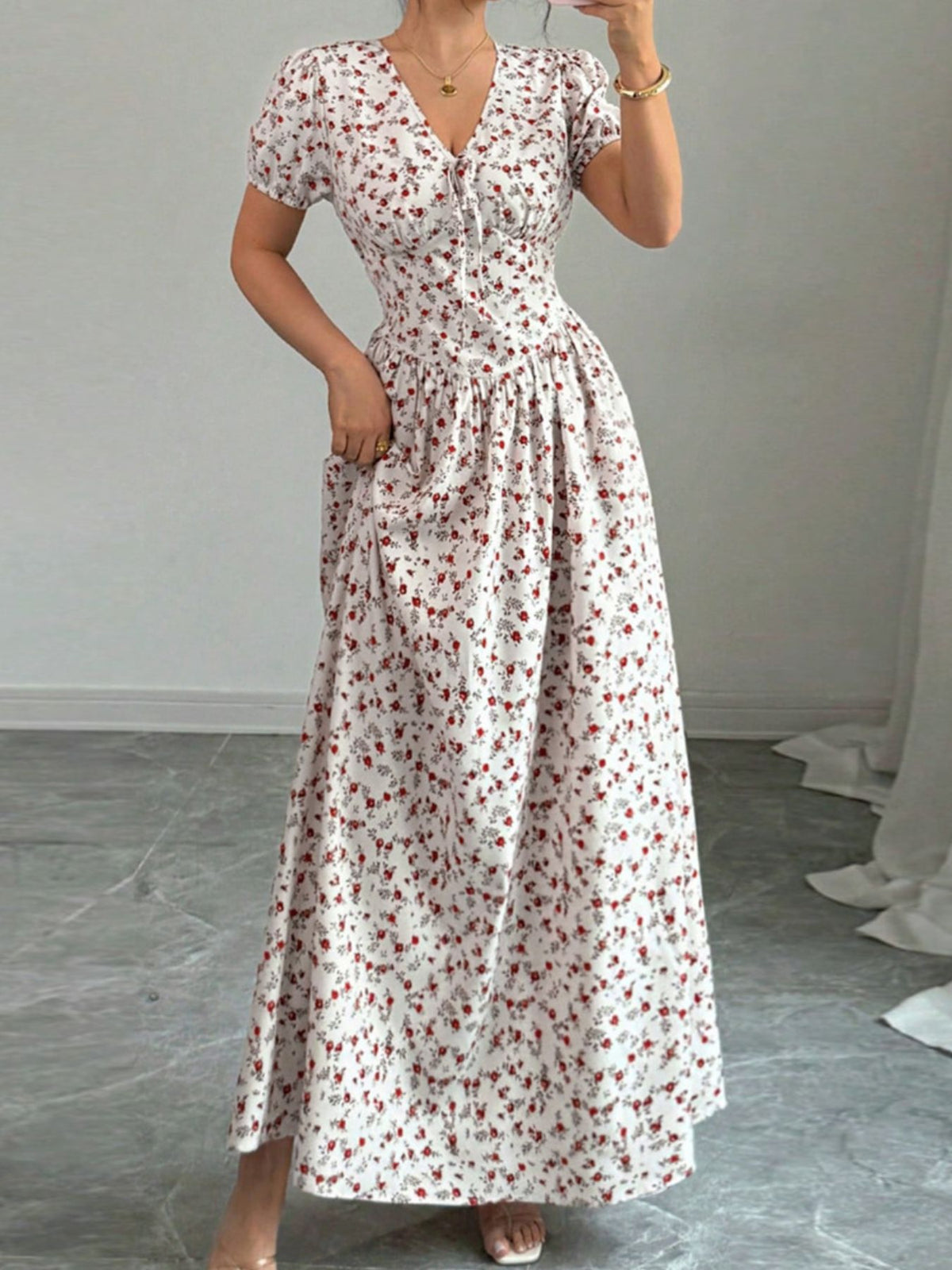 Sequoia Floral Print Maxi Dress